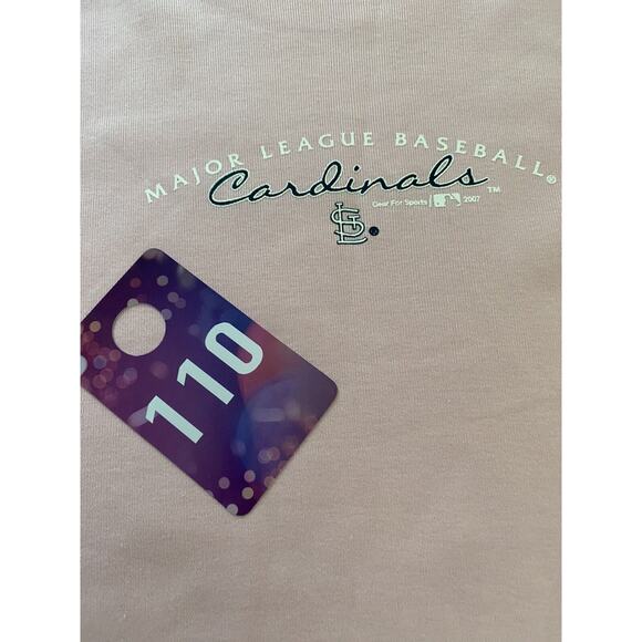 St. Louis Cardinals MLB 2007 Pink Women's Short Sleeve Shirt Medium Baseball - Picture 8 of 8